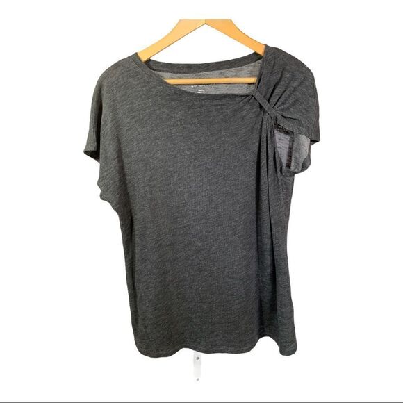 SOFT SURROUNDINGS Women’s Short Sleeve Top Gray Size Medium - Picture 1 of 6